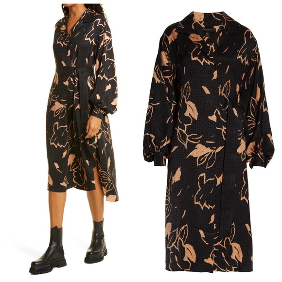 🎀NWT🎀 Ted Baker Chic Faux Wrap Belted Dress - Picture 7 of 9